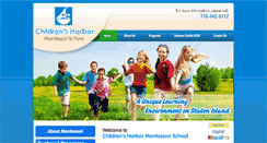 Desktop Screenshot of childrensharbormontessori.com